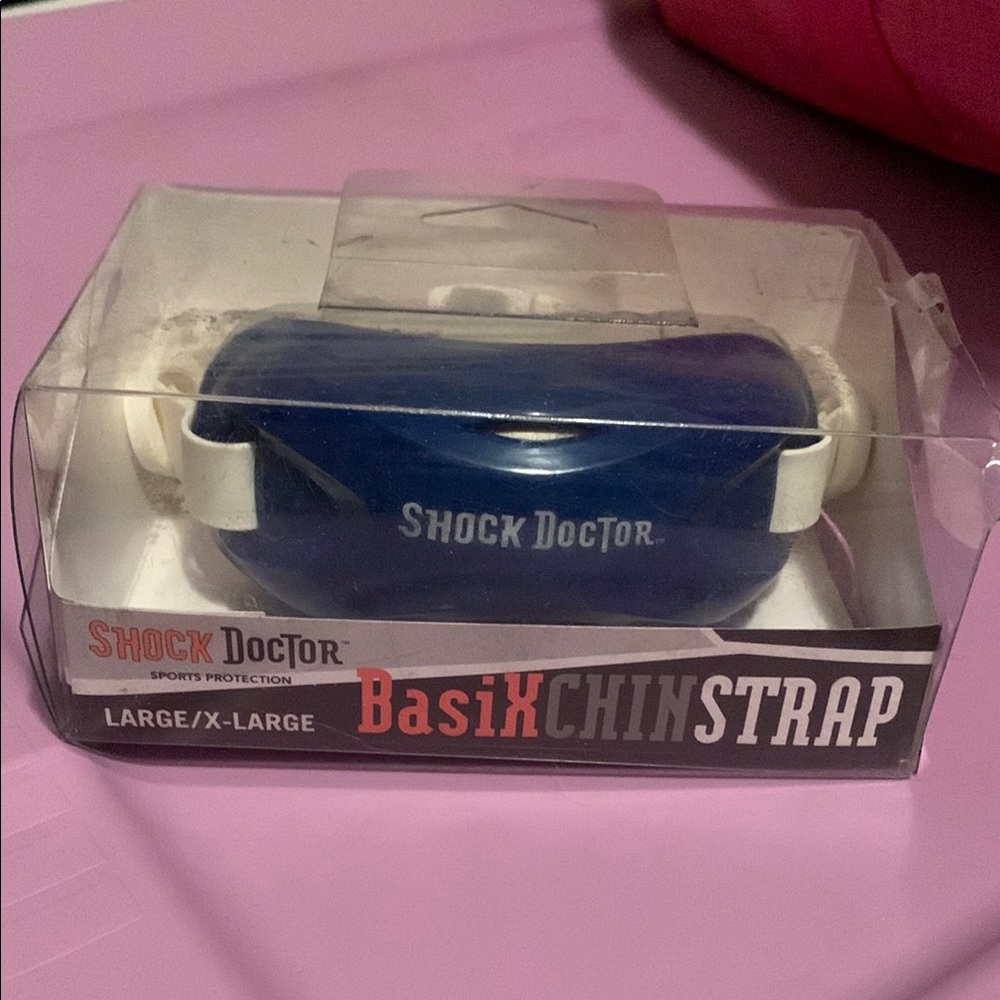 Shock Doctor Blue Chin Strap